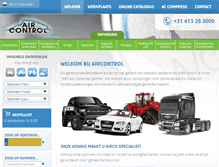Tablet Screenshot of aircontrol.nl